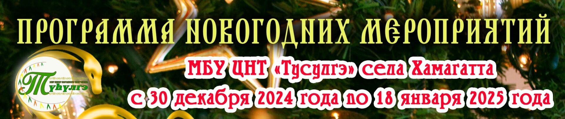 Программа новогодних мероприятий